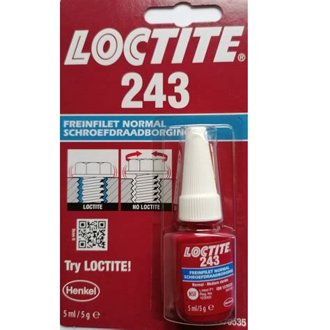 Loctite Ml Frein Filet Moyen Standard Bleu Sarlat Outillage