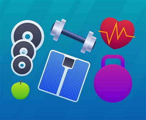 Unique Realistic Fitness Equipment Vectors Eps Ai Svg Uidownload