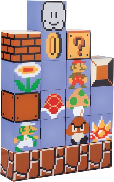 Paladone Super Mario Bros Build A Level Light Officially Licensed