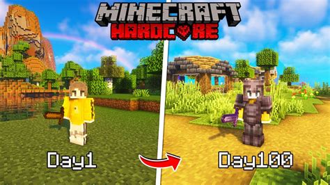 เอาชีวิตรอด100 วันในโหมดฮาร์ดคอร์ โคตรยาก Minecraft Hardcore Youtube