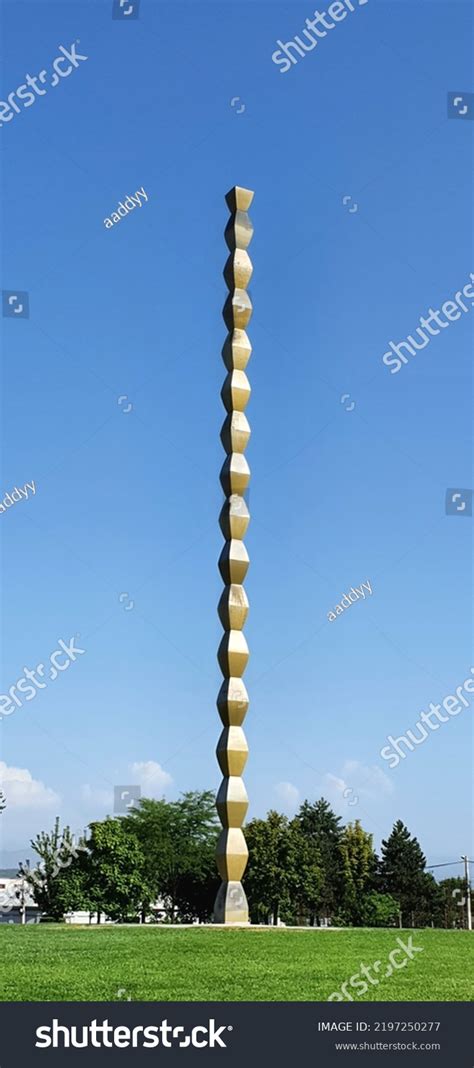 Infinity Columncoloana Infinitului By Constantin Brancusi Stock Photo