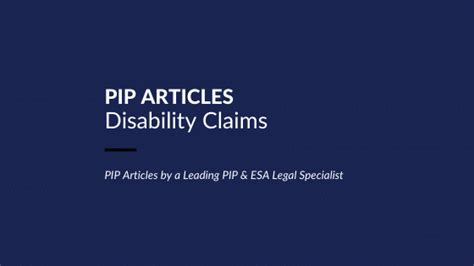 Personal Independence Payments Pip For Over 65 Disability Claims