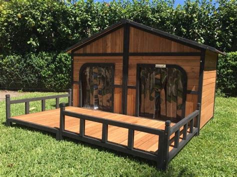 Dog House Somerzby Grand Kennel With Front Porch