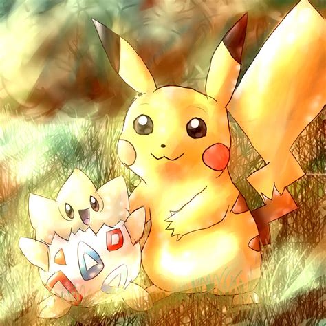 Togepi And Pikachu By Emilyxp On Deviantart