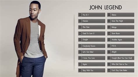 Best Songs Of John Legend John Legend Greatest Hits Full Album Youtube