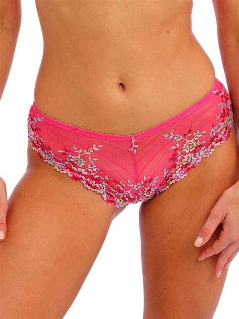 String Br Silien Dentelle Embrace Lace Rose Kiabi