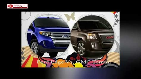 Ford Edge Vs Gmc Terrain Youtube