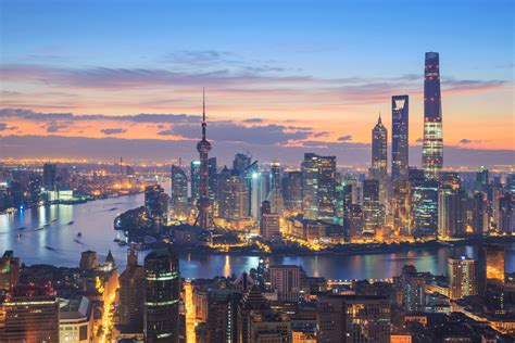 Shanghai China Skyline