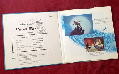 Walt Disney S Story Of Peter Pan St Disneyland Record Circle Art