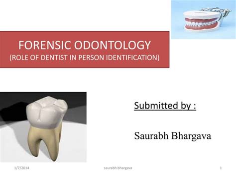 Forensic Odontology Ppt