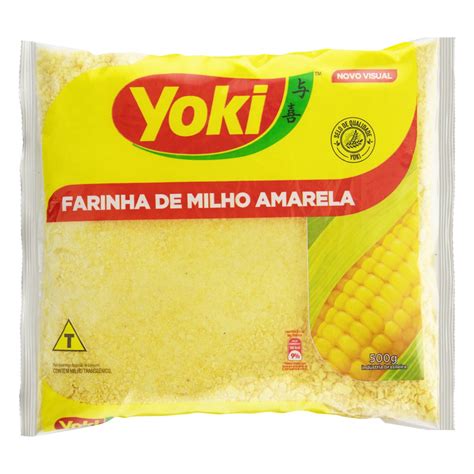 Farinha De Milho Amarela Yoki Pacote G Trimais