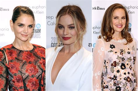 Natalie Portman Katie Holmes Et Margot Robbie Radieuses à La Cérémonie