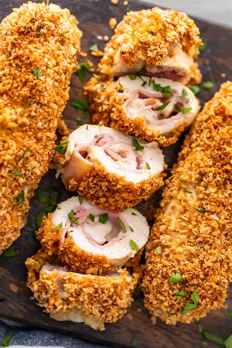 Baked Chicken Cordon Bleu Recipe Easy Chicken Recipes VIDEO