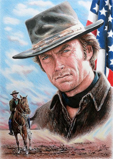 Clint Eastwood Cowboy Horse