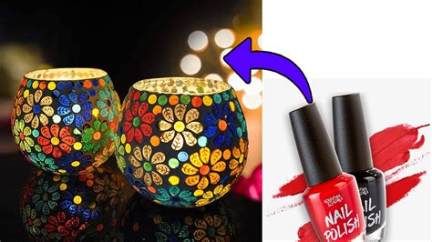 Diy Best Out Of Waste Nail Polish Craft Idea Reuse Idea Best Out Of