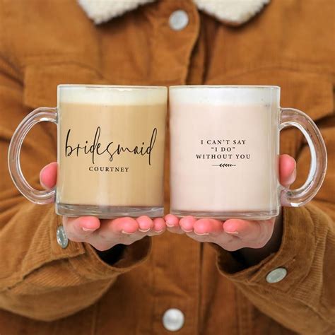 Bridesmaid Mug Maid Of Honor Proposal Gift Groomswoman Gift Best Woman