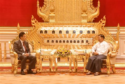 Sac Chairman Prime Minister Senior General Min Aung Hlaing Receives