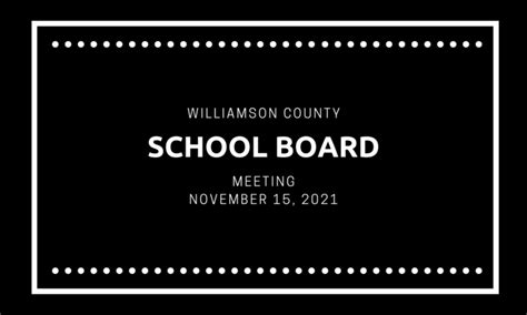 WCS Across the Board - November 15, 2021 - Williamson Source