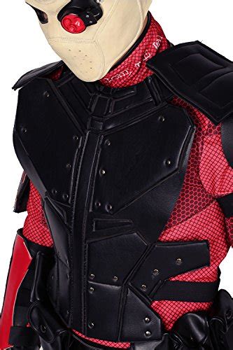 Deadshot Mask Helmet And Costume Outfit For Adult Halloween M Buy Online In United Arab