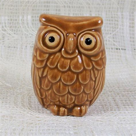 Ceramic Owl Owl Statue Handmade Owl Figurine Ceramic Owl Decor