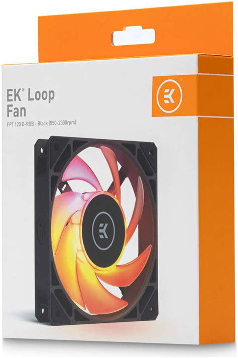 EKWB EK Loop Fan FPT 120 D RGB 120mm Computer Fan 550 2300 RPM Fan