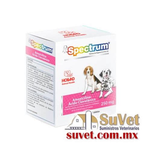 Rx Spectrum Amoxicilina Acido Clavulanico Caja Con Tabletas De