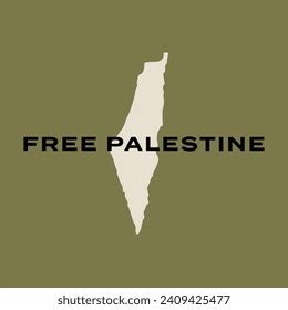 Free Palestine Gaza Banner Vector Stock Vector Royalty Free