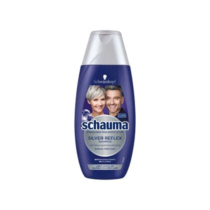 Schauma Silver Reflex šampon pro šedivé bílé nebo blond vlasy 250 ml