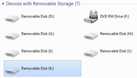 windows 7 - Why do I get many Removable Disk icons that don't really exist? - Super User