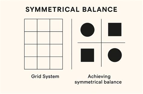 horizontal symmetrical balance design asymmetrical balance