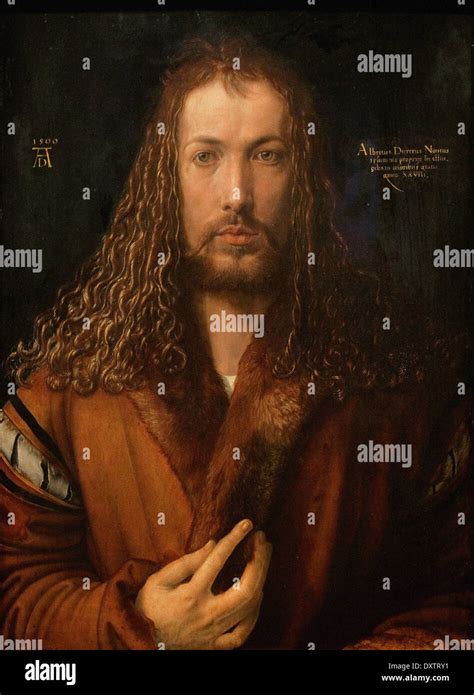 Albrecht D Rer Self Portrait Stock Photo Alamy