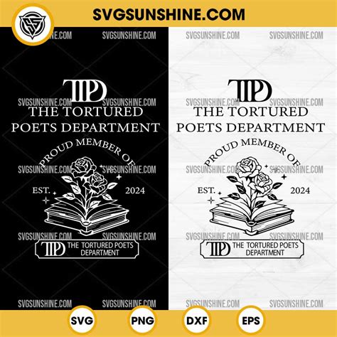 Ttpd Taylor Swift The Tortured Poets Department Est 2024 Svg Dxf Eps