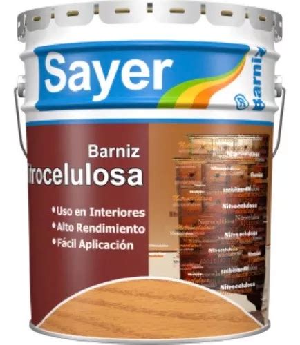 Nitrolaca Para Madera Sayer Lack Varios Colores 19l Envío gratis