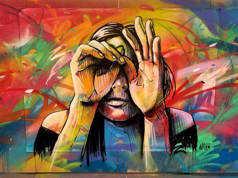 Street Art Von Alice Pasquini Farbenfrohes Aus Rom