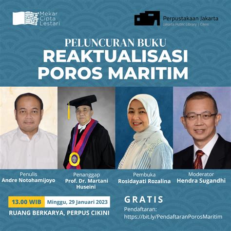 Bedah Buku Dan Peluncuran Buku Reaktualisasi Poros Maritim Jaklitera