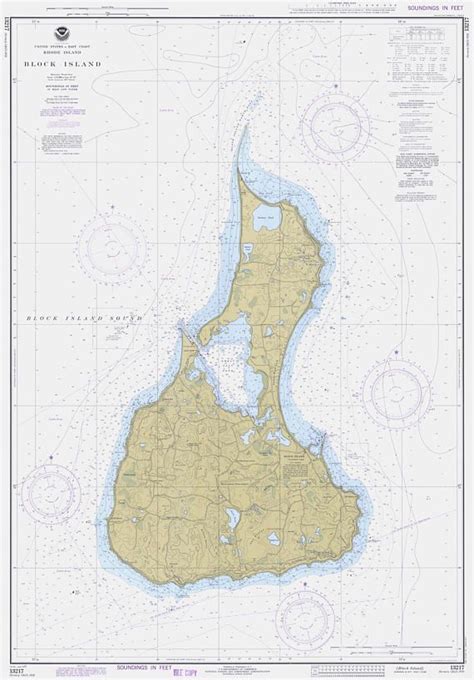 Block Island Map 1977 | Etsy | Block island map, Block island, Island map