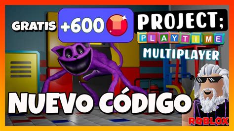 Nuevo C Digo Activo De Project Playtime Multiplayer Roblox