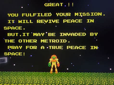 Metroid NES Ending by McRobloxStudios on DeviantArt