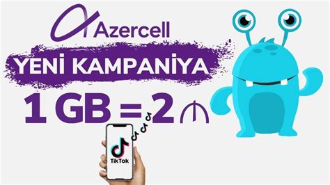 Azercell Tiktok Internet Paketi OZUNET YouTube