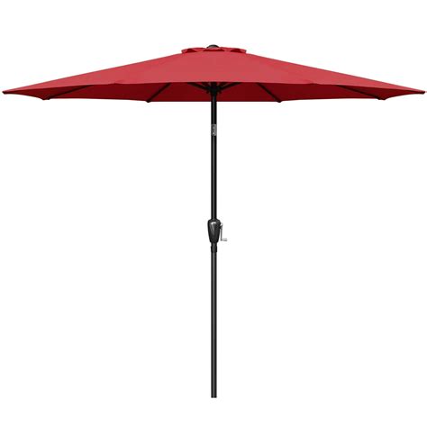 Simple Deluxe 9 Patio Umbrella Outdoor Table Market Yard Umbrella With Push Button Tiltcrank