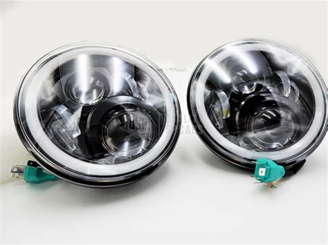 2 Faros Delanteros LED 7 Para VW ESCARABAJO 6500K Luces De