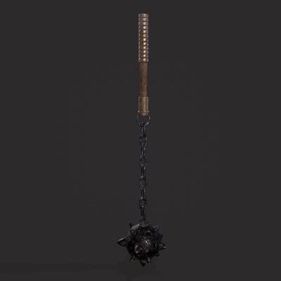 Medieval Flail - 3D Model by Get Dead Entertainment