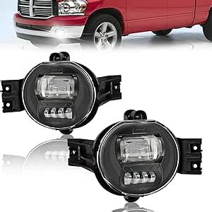 Luces Antiniebla Led De Repuesto Para Dodge Ram