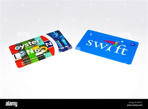 Swift and Oyster Card together Stock Photo - Alamy