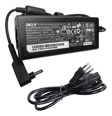 Cargador Orig Acer Aspire 5 A515 54 N18q13 19v 2 37a Cuotas Sin Interés