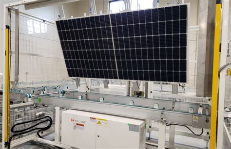 Heliene is first domestic silicon solar panel manufacturer to use American-made cells