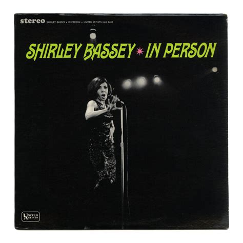 Shirley Bassey In Person Album Art Fonts In Use