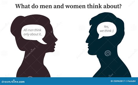 What Do Men And Women Think About Man And Woman Look At Each Other