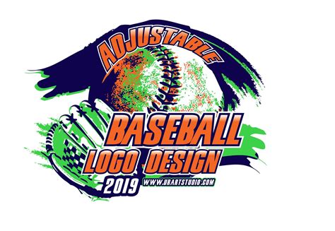 Baseball Adjustable Vector Logo Design For Print Ai Eps Pdf Psd