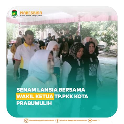 Senam Lansia Bertempat Di Balai Karya Di Hadiri Oleh Ibu Wakil Ketua Tp